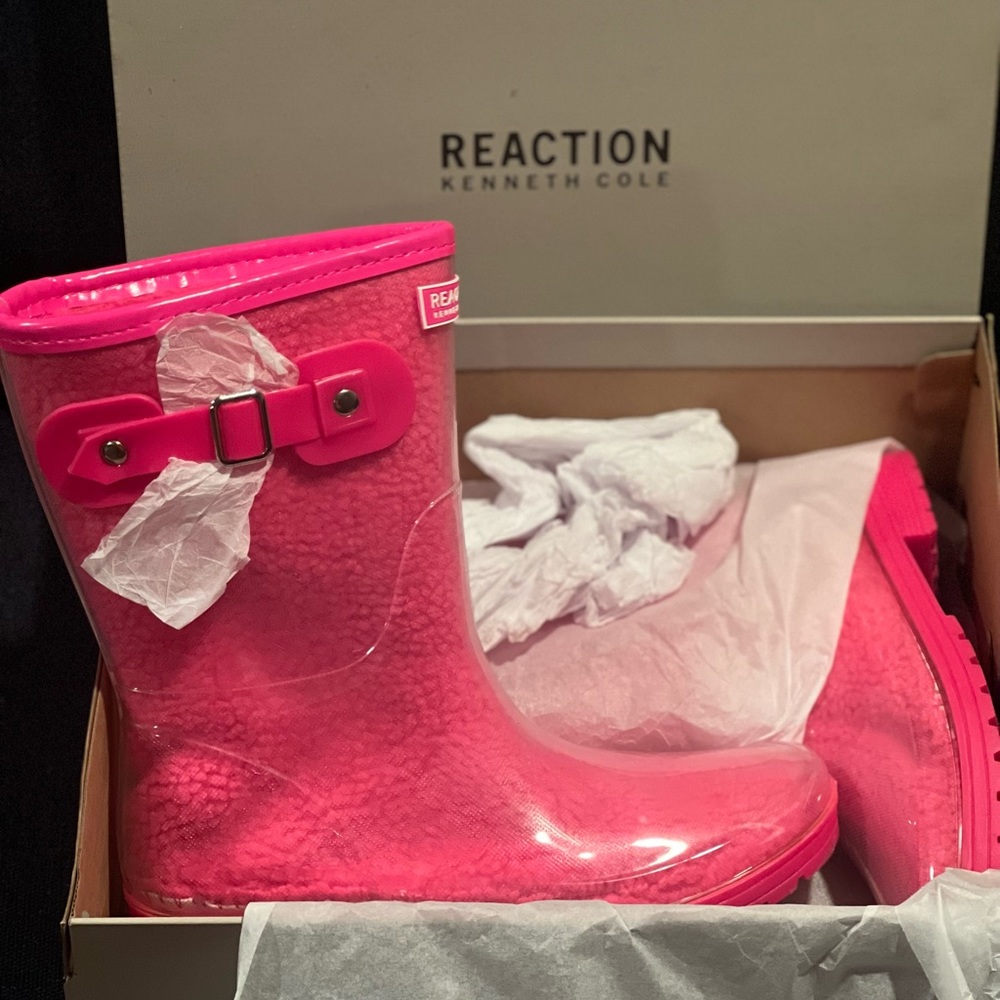 Kenneth Cole rain boots. Size 8, new in box.